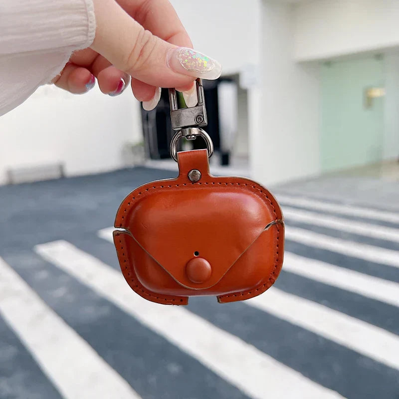 Leather Protective Waterproof Case for Airpods Pro