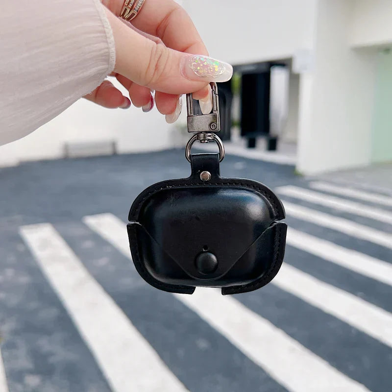 Leather Protective Waterproof Case for Airpods Pro