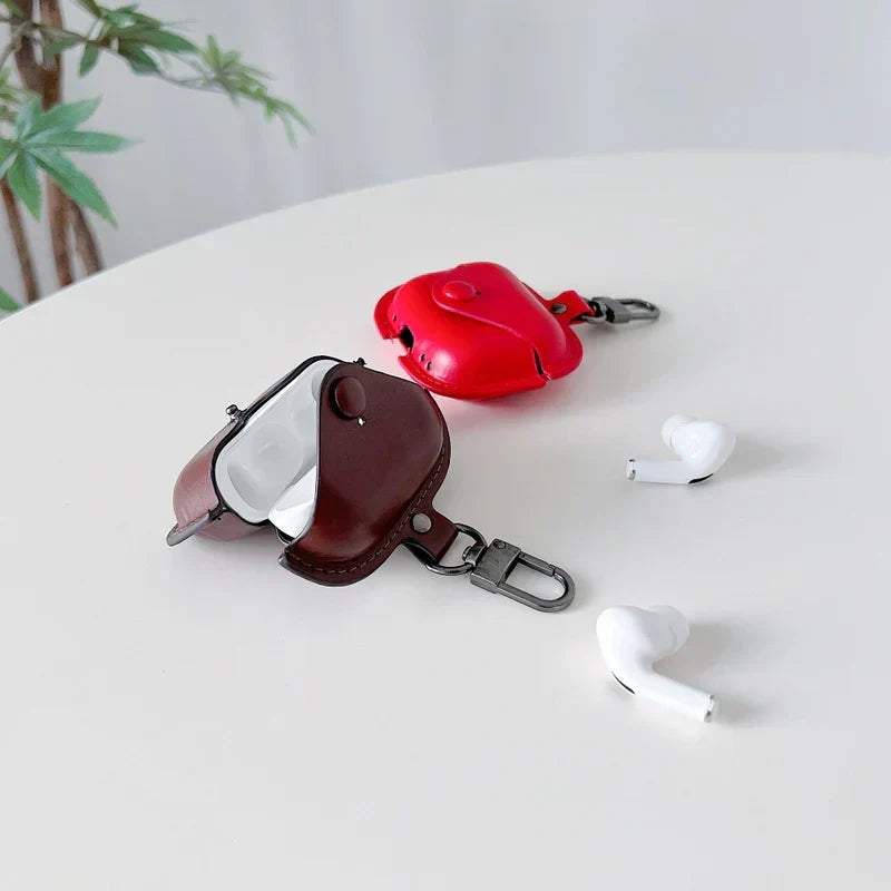 Leather Protective Waterproof Case for Airpods Pro