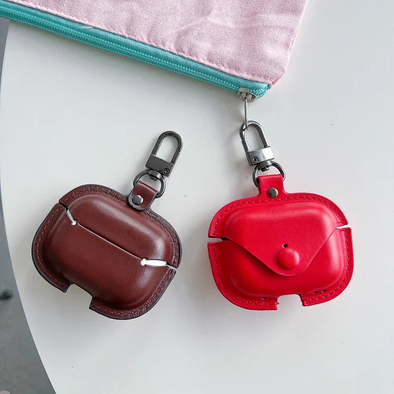 Leather Protective Waterproof Case for Airpods Pro