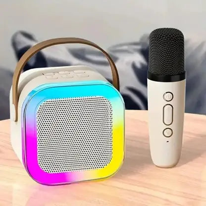 TECHEL K12 Mic Speaker Bluetooth LKJ20 56 WBluetooth Party Speaker  (Multicolor, 2.1 Channel)