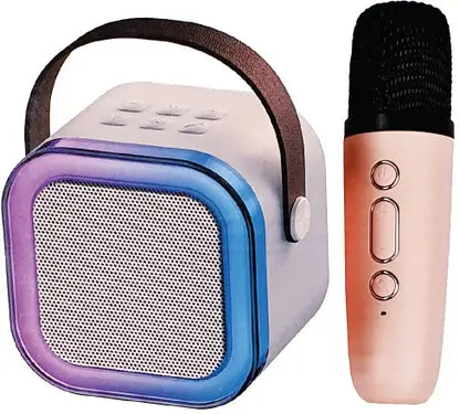 TECHEL K12 Mic Speaker Bluetooth LKJ20 56 WBluetooth Party Speaker  (Multicolor, 2.1 Channel)